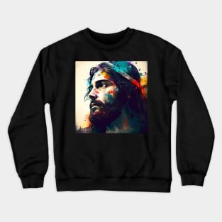 Another Beautiful Portrait of Jesus Christ Crewneck Sweatshirt